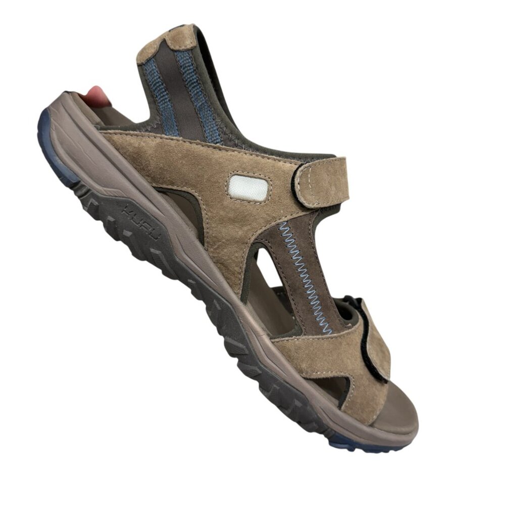 Kuru Tread Waterproof Leather Hiking Sport Sandal Brown Size Men's 14 - Picture 5 of 9